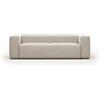 La Forma Divano Blok 3 posti in ciniglia beige 240 cm FSC Mix Credit