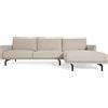La Forma Divano Galene 3 posti con chaise longue destro beige 254 cm FSC Mix Credit