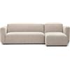 La Forma Divano modulare Neom 3 posti chaise longue destra/sinistra beige 263 cm FSC Mix Credit