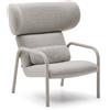 La Forma Poltrona Inari beige e acciaio, verniciata beige FSC Mix Credit