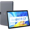 PRITOM Tablet PC da 10,1 pollici Android 13 4 GB (2+2 VIRTUAL)) 64 GB Quad Core Bluetooth WiFi con slot per scheda SIM 3G -