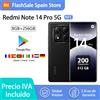 Xiaomi Redmi Note 14 Pro 5G NFC smartphone MediaTek dimensione 7300-schermo Ultra AMOLED 6,67 1,5 K 120 Hz 5110 mAh 200 MP fotocamera,Caricabatterie non incluso - Midnight Black