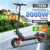 JOYOR-S10-S-Z E-Scooter 2000W 60 v18ah chilometraggio massimo 75km Scooter elettrico adulto anteriore E posteriore doppi freni idraulici escooter - 2000W twin Motor 60V18Ah