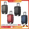 KONO Custodia rigida Kono ABS + PC: bagaglio a mano con serratura TSA, 4 ruote Spinner e maniglia telescopica, misura cabina, valigia accendino