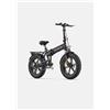 Engwe EP-2 BOOST Bici elettrica pieghevole Motore da 250 W Batteria 48V13Ah E-Bike 20 * 4 pollici Fat Tire Bicicletta elettrica per pendolarismo in città - Black