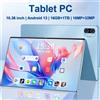 Other Tablet originale Mate8 Android 13 10.36 pollici GPU Quad Core 16MP 32MP Dual SIM HD Touch Phone 16GB RAM 1TB ROM Pad 12000mAh - Blue