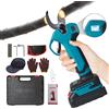 Other Cesoie elettriche per ferrovia senza spazzole da 30 mm, ricaricabili senza fili, per alberi da frutto da giardino, bonsai, con batteria da 21 V - Blu