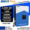 EASUN POWER EASUN 6.2KW 4.2KW Inverter solare ibrido 3KW MPPT 120A 55V a 450VDC ingresso fotovoltaico 220VAC 48VDC 2.2KW caricabatteria solare con WIFI