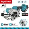 SuperPan Sega circolare senza spazzole SuperPan da 125 mm per batteria Makita 18 V, sega elettrica per la lavorazione del legno ad alta potenza senza fili Taglio ad angolo regolabile - No Battery