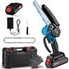Seeiswork Motosega senza spazzole da 6 pollici, motosega elettrica wireless, taglio del legno, utensili elettrici per potatura da giardino per batteria Makita da 18 V - No battery no charger