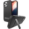 ZAGG Denali Snap KS Case Rinforzato in Grafene con Supporto Integrato per iPhone 16 Pro Max [6,9 pollici], MagSafe Compatibile, Design a Doppio Strato, Shockproof (Nero)