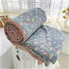 FANSU Copriletto Trapuntato Matrimoniale Singolo Elegante Reversibile Coperta Trapunta Primaverile Estivo Antipolveri Copri Letto per Camera da Letto (150x200cm,Rosa Manor)