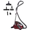 Hoover XARION PRO XP81_XP25011 Aspirapolvere a Traino, Senza Sacco, Multiciclonico, Spazzola Parquet, Filtro Hepa, 800W, Rosso