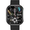 XINDADA Smartwatch 4G SIM Card Smart Watch Men Women 2025 Android Play Store 2.02 Inch LCD WATCH X Call TikTok Camera Video Ultra GPS (Black)