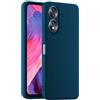 HULLIN Custodia per Telefono in Silicone Colorato, Adatta per HONOR 70 5G (6.67) - Blu zaffiro