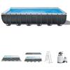 Intex Piscina fuori terra con struttura rettangolare intex ultra xtr frame antracite 732x366x132cm - cod. 26364np