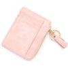 LJCZKA Porta Carte di Credito Sottile Donna, Portafoglio Sottile con Portamonete, Porta Tessere Donna Sottile con Blocco RFID