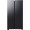 Samsung PRONTA CONSEGNA - Samsung Frigorifero side by side a libera installazione RS70F65QEFEF finitura antracite da 91 cm