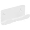 Lineabeta Appendiabiti doppio Saeta in alluminio bianco
