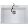 Plados Lavello Cucina Fragranite 1 Vasca Incasso Larghezza 76 cm materiale Ultragranit colore Avena UG94 - ON7610 Serie One