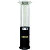 Globex Stufa a Gas con Bombola GPL da Esterno Infrarossi Fungo Riscaldante Potenza 11 kW con Ruote colore Nero - 48259 VOLCANO