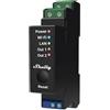 Shelly Pro 2PM 25A AC Interruttore relè Smart su guida DIN 2 canalI monitoraggio consumi LAN WiFi Bluetooth