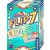 Kosmos 685430 Flip 7, edizione tedesca, gioco di carte con principio Black Jack rapido e semplice, per 3-18 persone dagli 8 anni, gioco per grandi gruppi