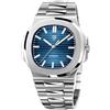 RollsTimi Pagani Design PD-1728 Sky Blue 40 mm Orologio da uomo Cassa in acciaio inossidabile Cristallo zaffiro sintetico Orologio cronografo meccanico automatico ST16