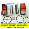 OSLA KIT Stop Fanalini Posteriori DX - SX per Panda 141 1986 2003 Luci Fanali