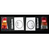 Autokit Luci Stop Posteriori per Panda Country Club DX SX fanali DESTRO SINISTRO