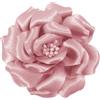 Mecool Fermaglio per capelli a forma di rosa per matrimoni, spilla per corpetto, fermagli per capelli con fiori per gioielli per capelli, accessori per donne, fermagli per capelli da ragazza, rosa