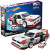 Mega Bloks MEGA Hot Wheels - Audi 90 Quattro IMSA GTO, macchina da costruire con 973 pezzi e mini veicolo die-cast incluso, set per collezionisti da esporre, 18+ anni, HRY20