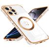 Keteen Cover Magnetica per iPhone 16 Pro Max, Custodia Carina motivo cuore Silicone TPU Compatibile con Magnetica, Ultra Sottile Antiurto Antigraffio Cover per iPhone 16 Pro Max, Bianco
