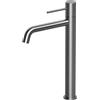 Rubicer Miscelatore Lavabo Alto In Ottone Grigio Spazzolato Smooth Rubicer