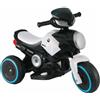 GIAV Moto Motocicletta elettrica per bambini 6V con tre ruote musica e luci bianca