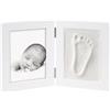 MASCAGNI CASA Portafoto Cornice Bimbo con Impronta 10x15cm Bianco
