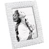 MASCAGNI CASA Portafoto Cornice con Roselline 13x18cm Bianco Resina