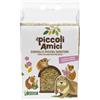 Piccoli Amici Fieno per conigli e piccoli roditori non pressato 500 gr con Rosa canina e menta - Mangime per conigli - 1° ORDINE? fino al 20% di sconto