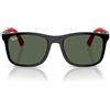 Ray-Ban Occhiali da Sole RJ9084S 713171 Nero/Verde Scuro Bambini
