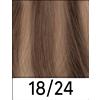 Sohair Hair Extension Hair Extension Cheratina Capelli Naturali Sohair Remy\'s 2002L Lisci 50/55cm - 25 ciocche 18/24 - Castano/Biondo Chiarissimo