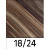 Sohair Hair Extension Hair Extension con Clip capelli naturali Easy20 Sohair 50/55 cm - 17,5g 18/24 - Castano/Biondo Chiarissimo