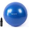 DIAMOND FITNESS Gym Ball Pro 75 cm Azzurra - Allenamento Funzionale, Postura e Core Stability