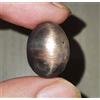 colori di gemme Cabochon ovale naturale 20,40 ct 4 raggi bi pietra solare stella nera e dorat...