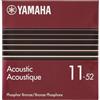 YAMAHA SA11P Corde per Chitarra Acustica - Custom Light (011-052), Phosphor Bronze
