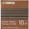YAMAHA SA10P-12 Corde per Chitarra Acustica - 12-String Light (010-047),Phosphor Bronze