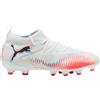 PUMA scarpe gomma PUMA Future 8 match fg junior bianco/celeste/corallo