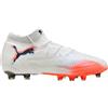 PUMA scarpe terreni artificiali PUMA Future 8 ultimate ag bianco/celeste/corallo