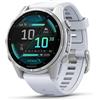 Garmin Fenix 8 3,3 cm (1.3") AMOLED 43 mm Digitale 416 x 416 Pixel Touch screen Argento Wi-Fi GPS (satellitare)
