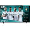 Hisense 43A6Q TV 109,2 cm (43") 4K Ultra HD Smart TV Wi-Fi Nero 300 cd/m²