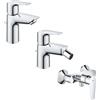 GROHE SET MISCELATORI GROHE START LAVABO BIDET E DOCCIA ESTERNO CROMATO
